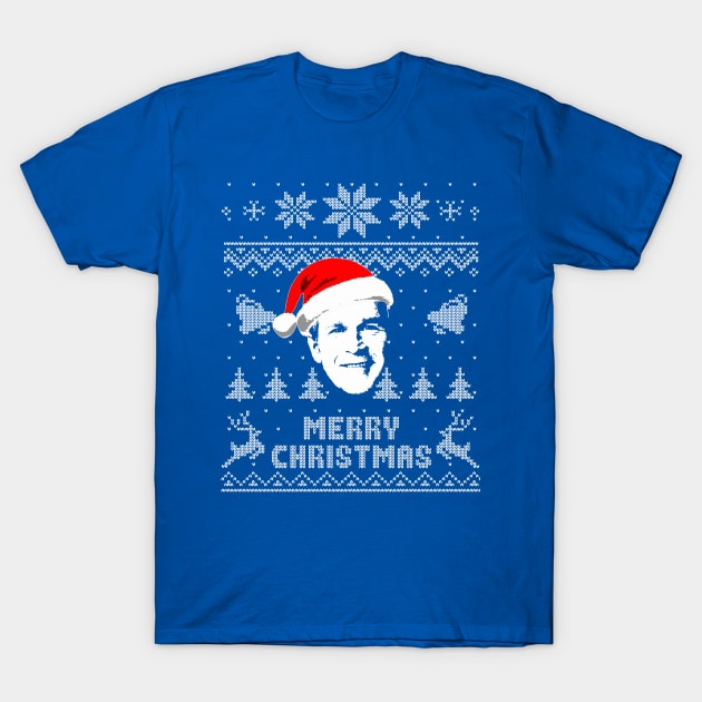 George Bush Merry Christmas T-Shirt by Nerd_art